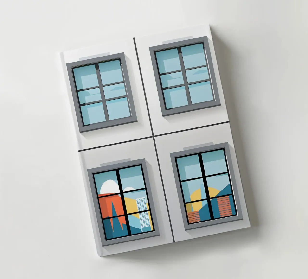 Window Grid notebook by Botanical Gallery