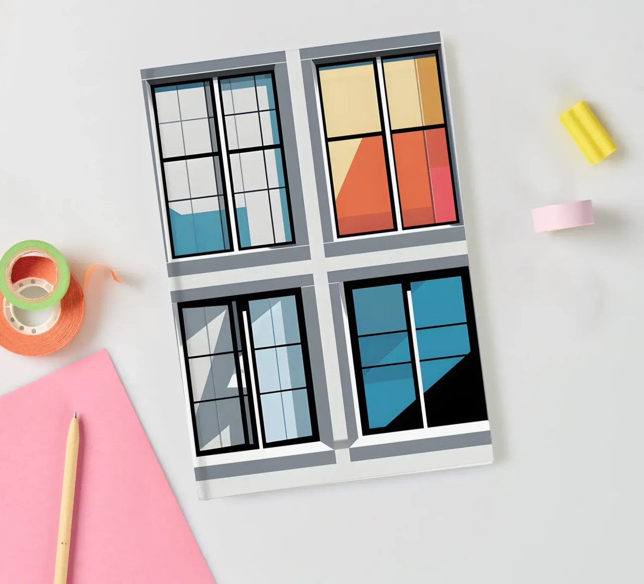 Window Grid notebook by Botanical Gallery