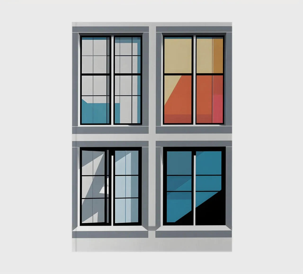 Window Grid notebook by Botanical Gallery