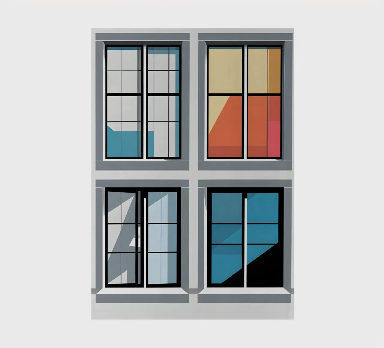Window Grid notebook by Botanical Gallery