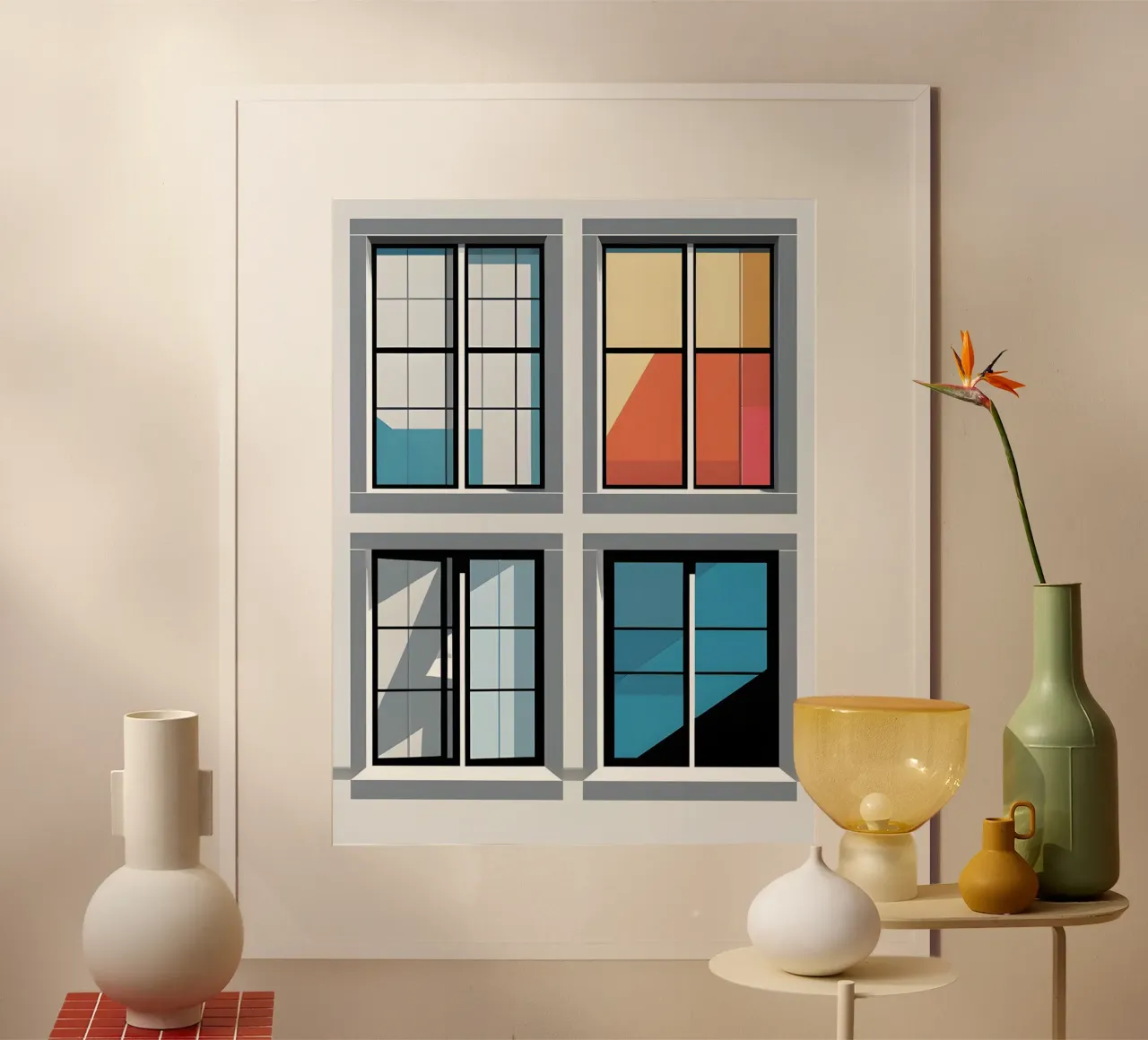 Window Grid poster by The Green Room