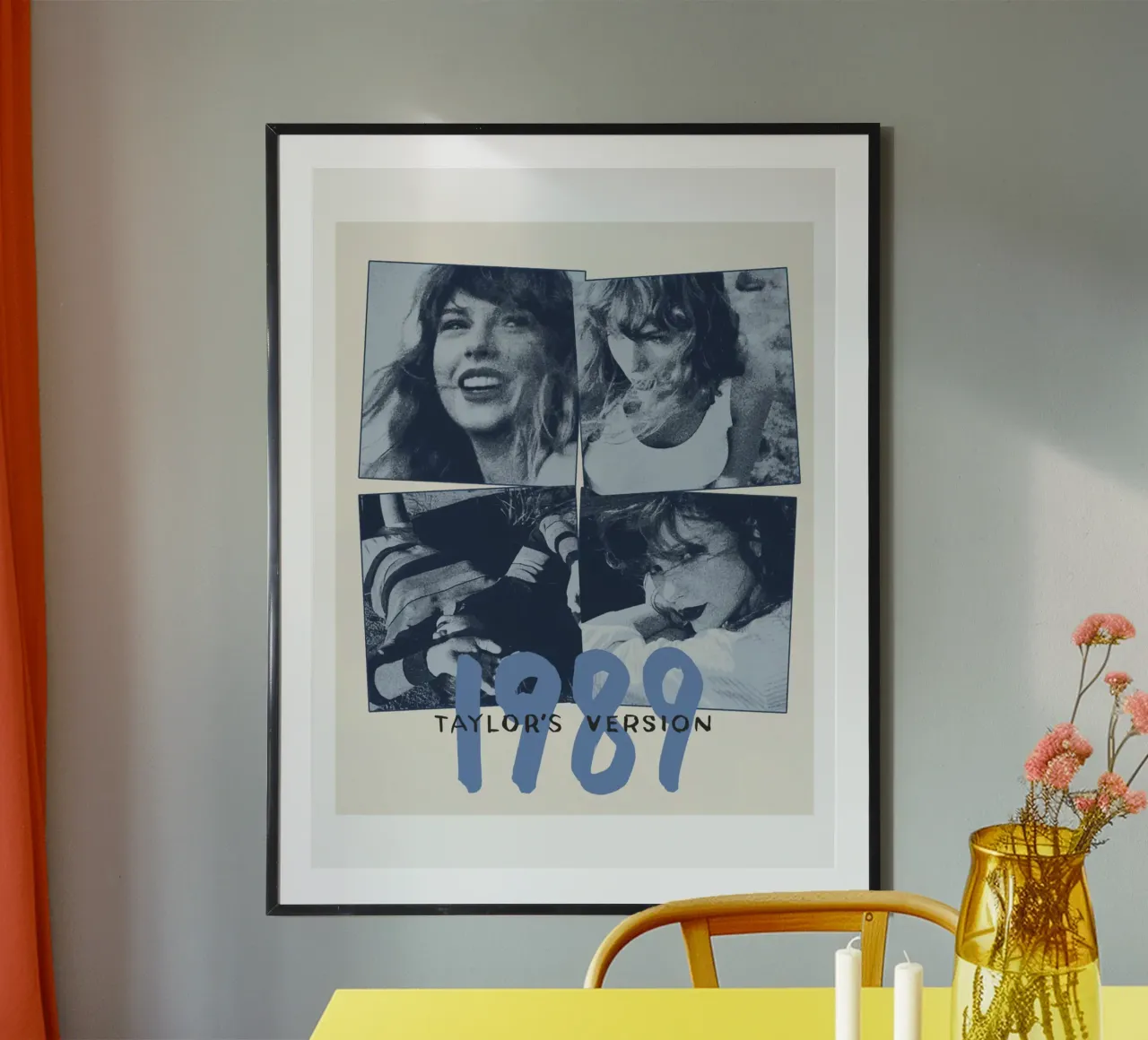 Taylor's Version 1989 Taylor Swift poster with aluminum frame by ramdakjagualma