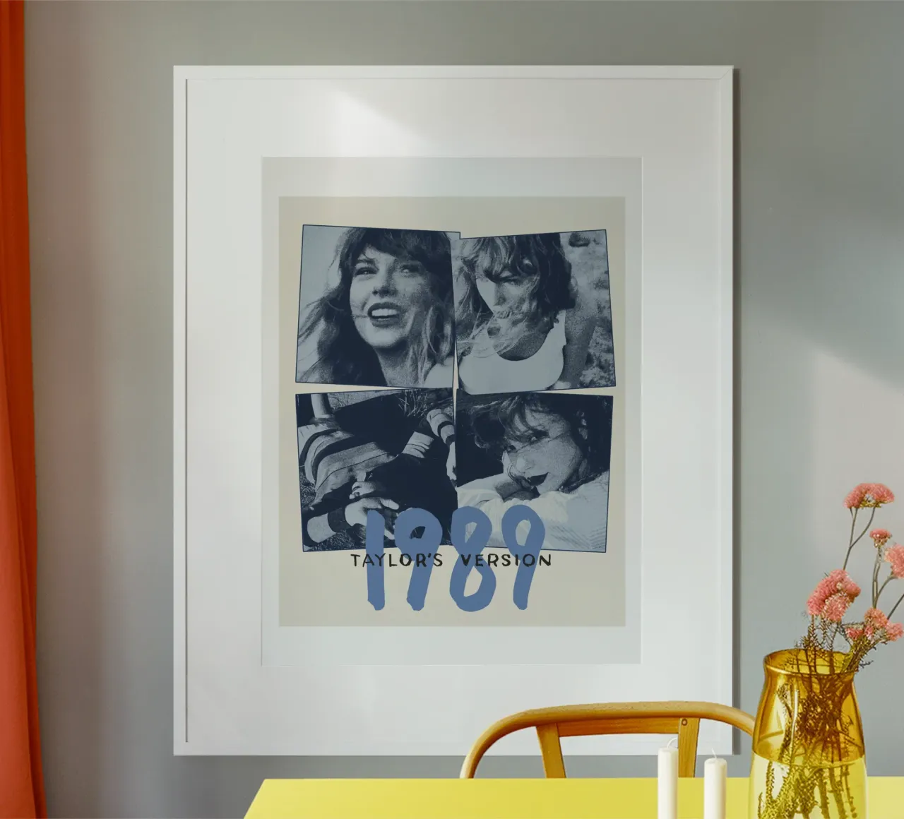 Taylor's Version 1989 Taylor Swift poster with aluminum frame by ramdakjagualma