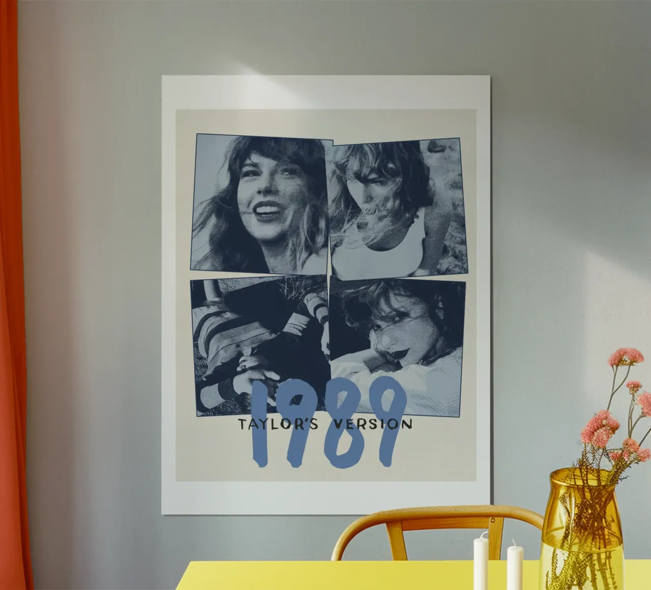 Taylor's Version 1989 Taylor Swift poster with aluminum frame by ramdakjagualma