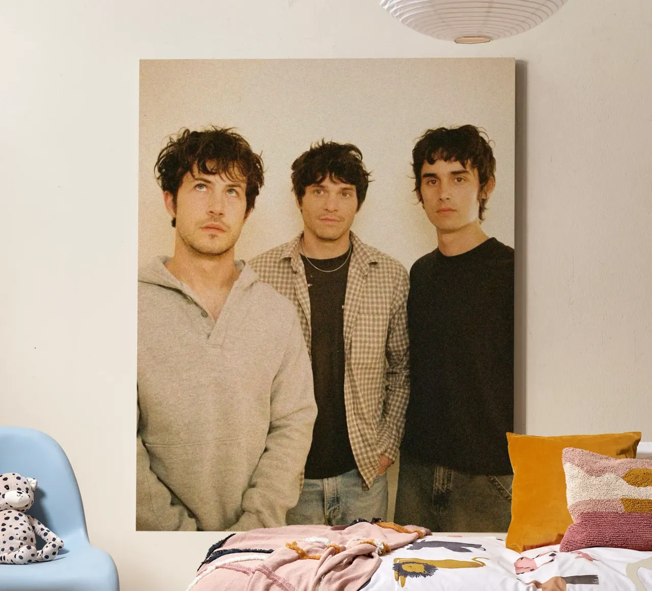 Endlose Indie-Nächte Leinwand mit Schattenfugenrahmen von ktlocb