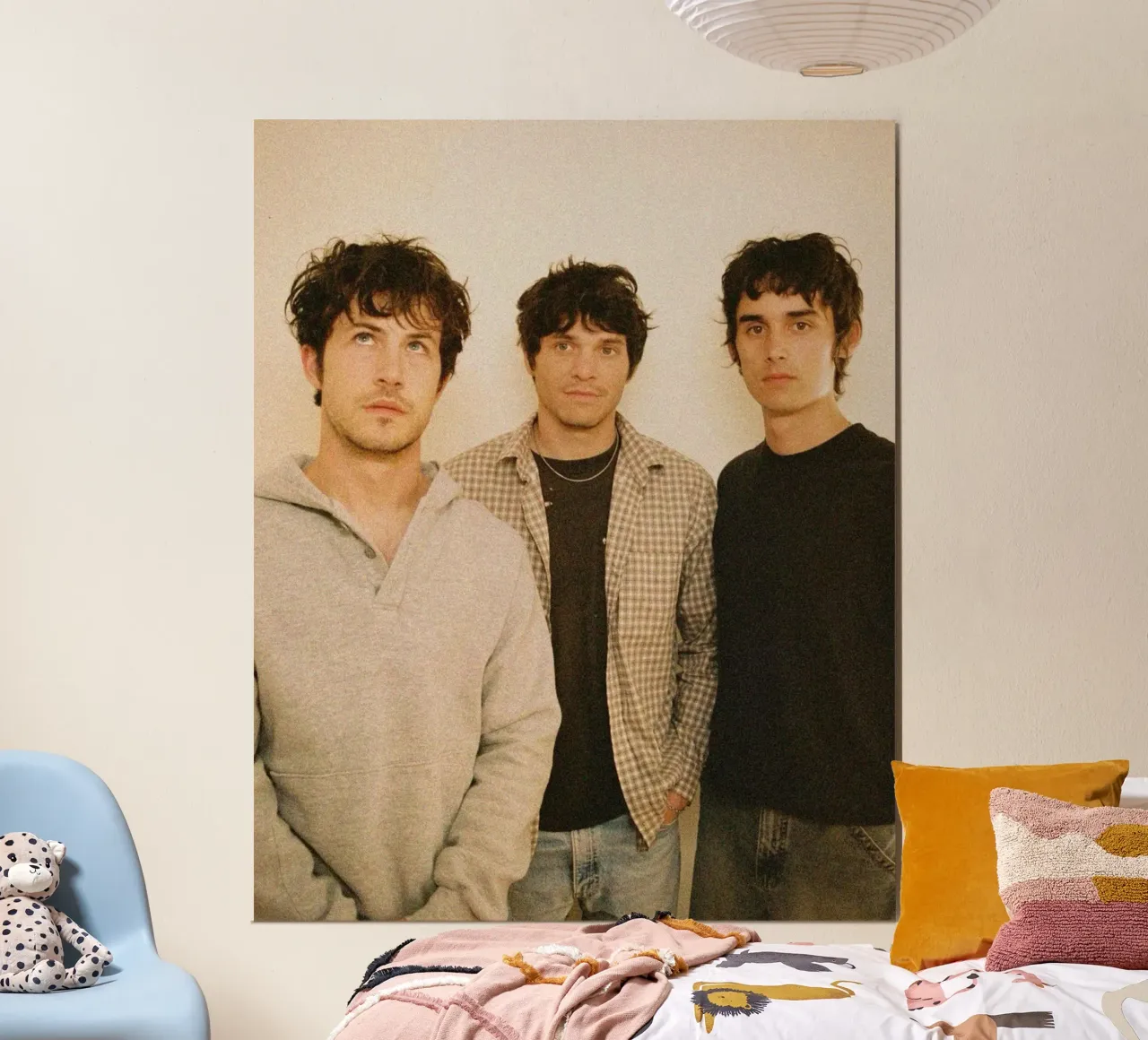 Notti indie senza fine poster con telaio in legno da ktlocb