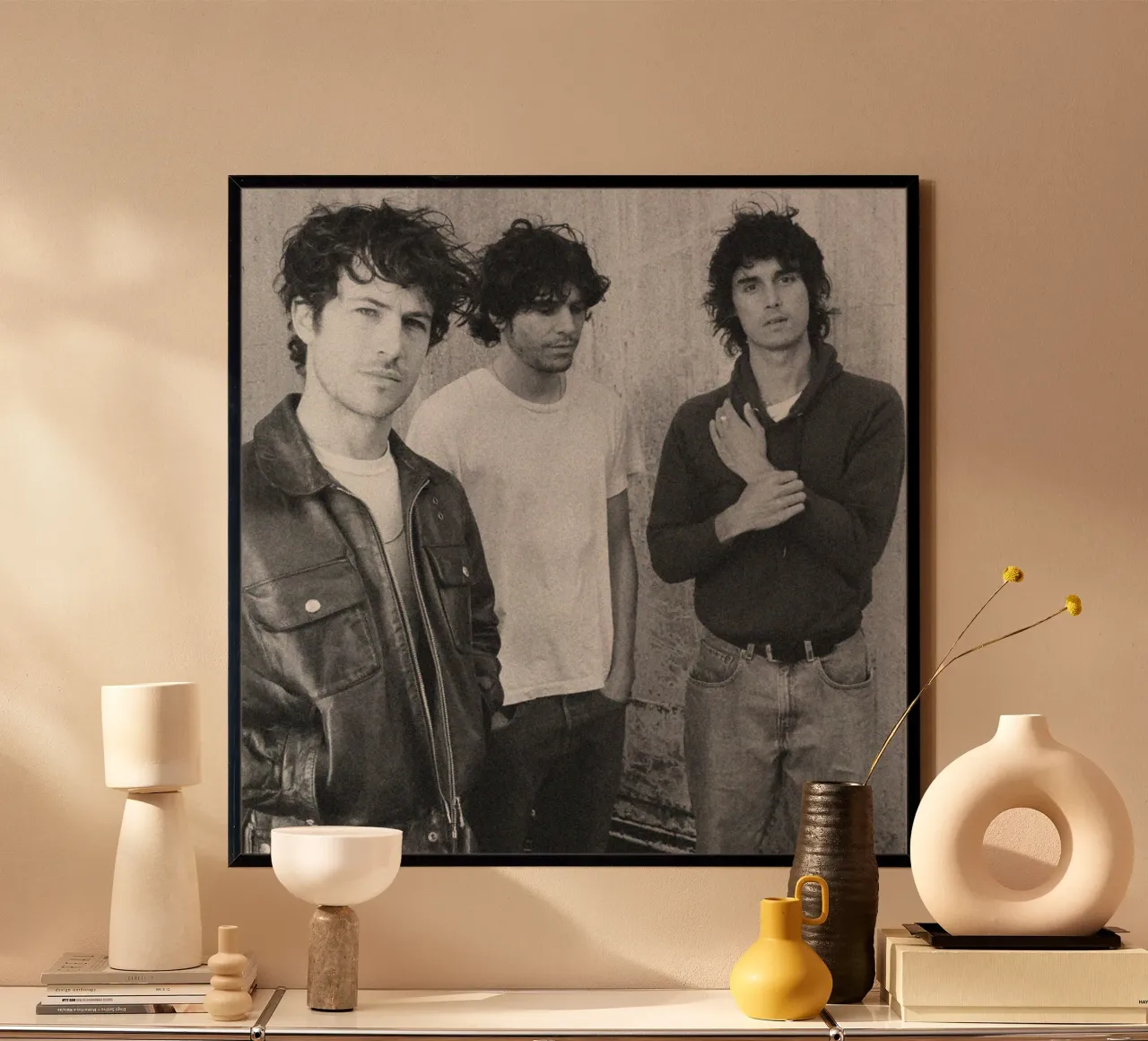 Bagliore nelle ombre poster con telaio in legno da ktlocb