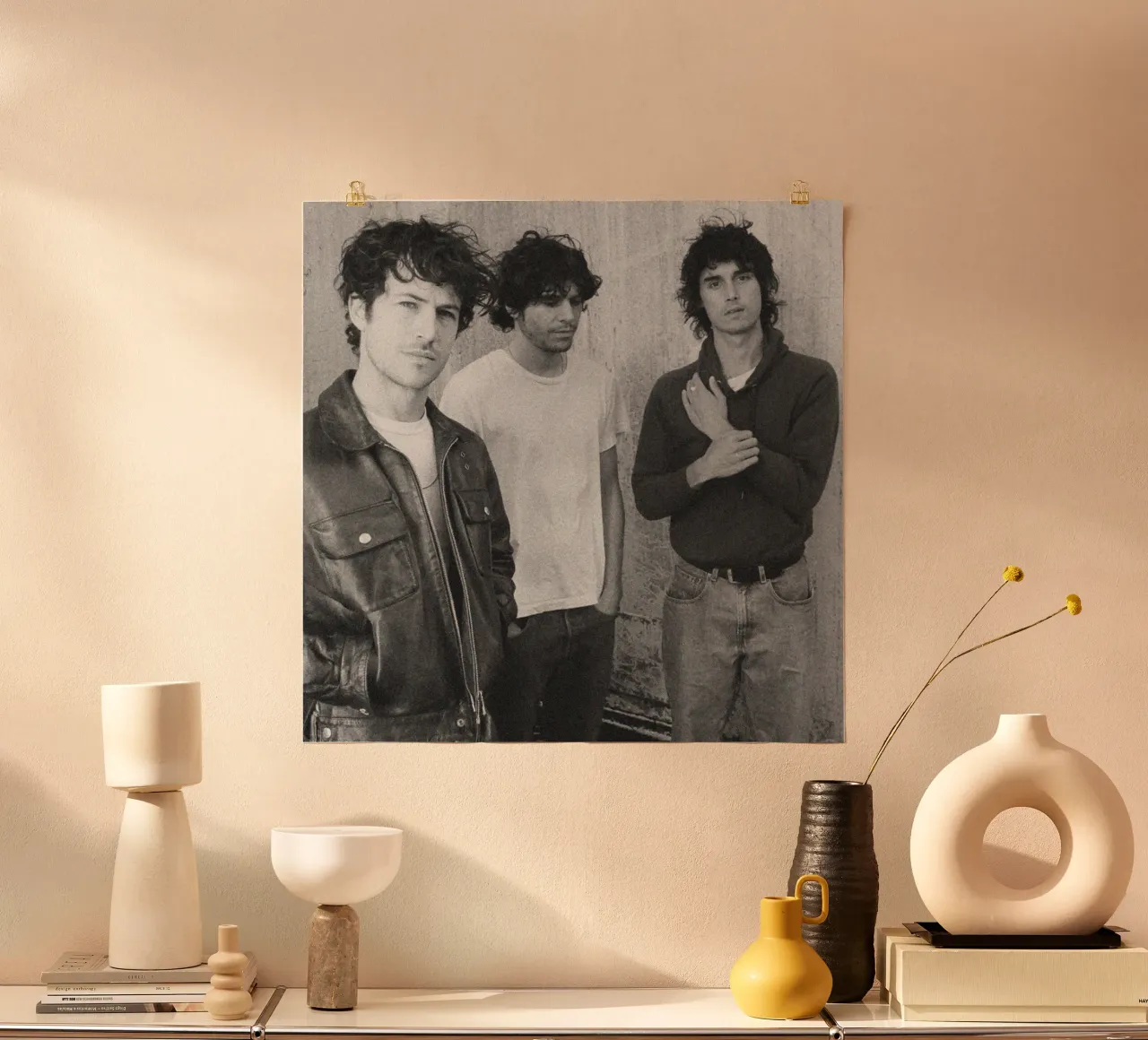 Bagliore nelle ombre poster con telaio in legno da ktlocb