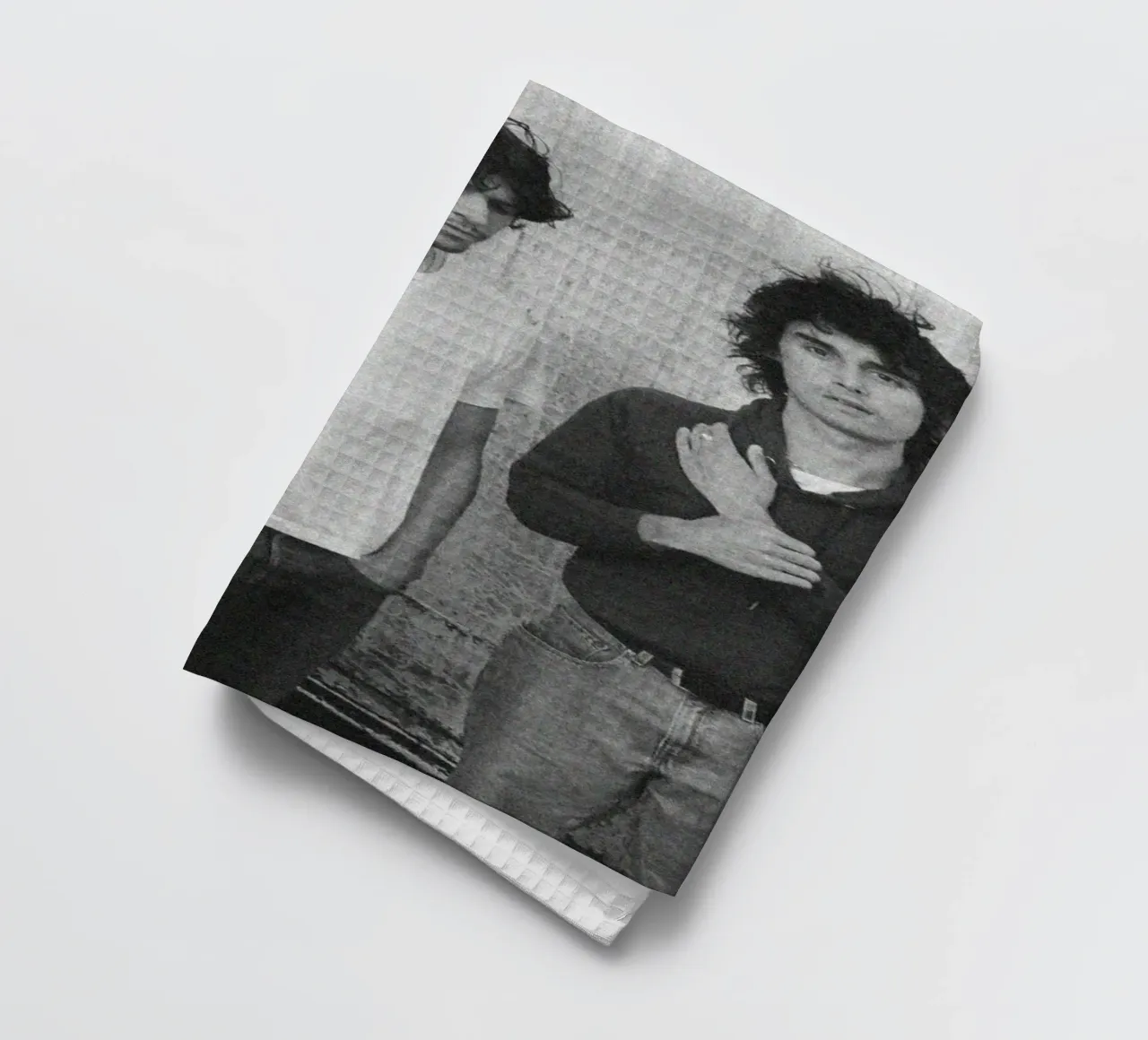 Gloed in schaduwen theedoek van ktlocb