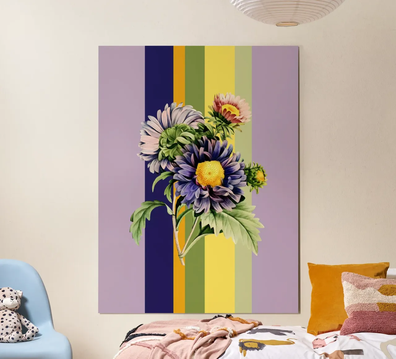 Belle Botanica 9 Aster Dumosus poster da superprint