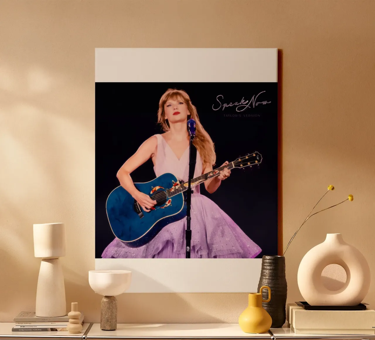 SpeakNow Taylor Swift Konzert Leinwand mit Schattenfugenrahmen von ramdakjagualma