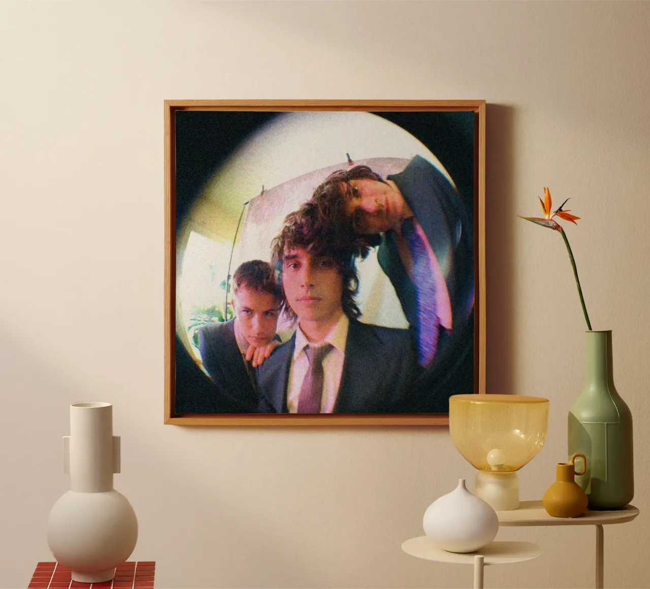 Fragmente des Lichts Leinwand mit Schattenfugenrahmen von ktlocb