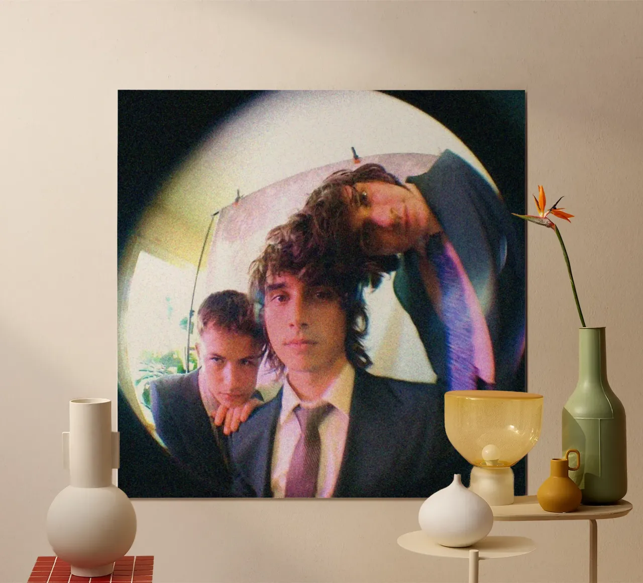 Frammenti di luce poster con telaio in legno da ktlocb