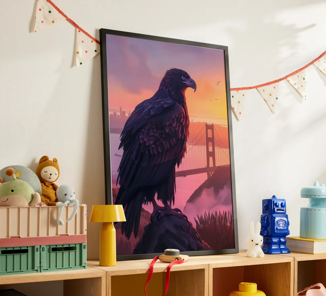 Adler San Francisco Ponte del Golden Gate poster da WILD ART