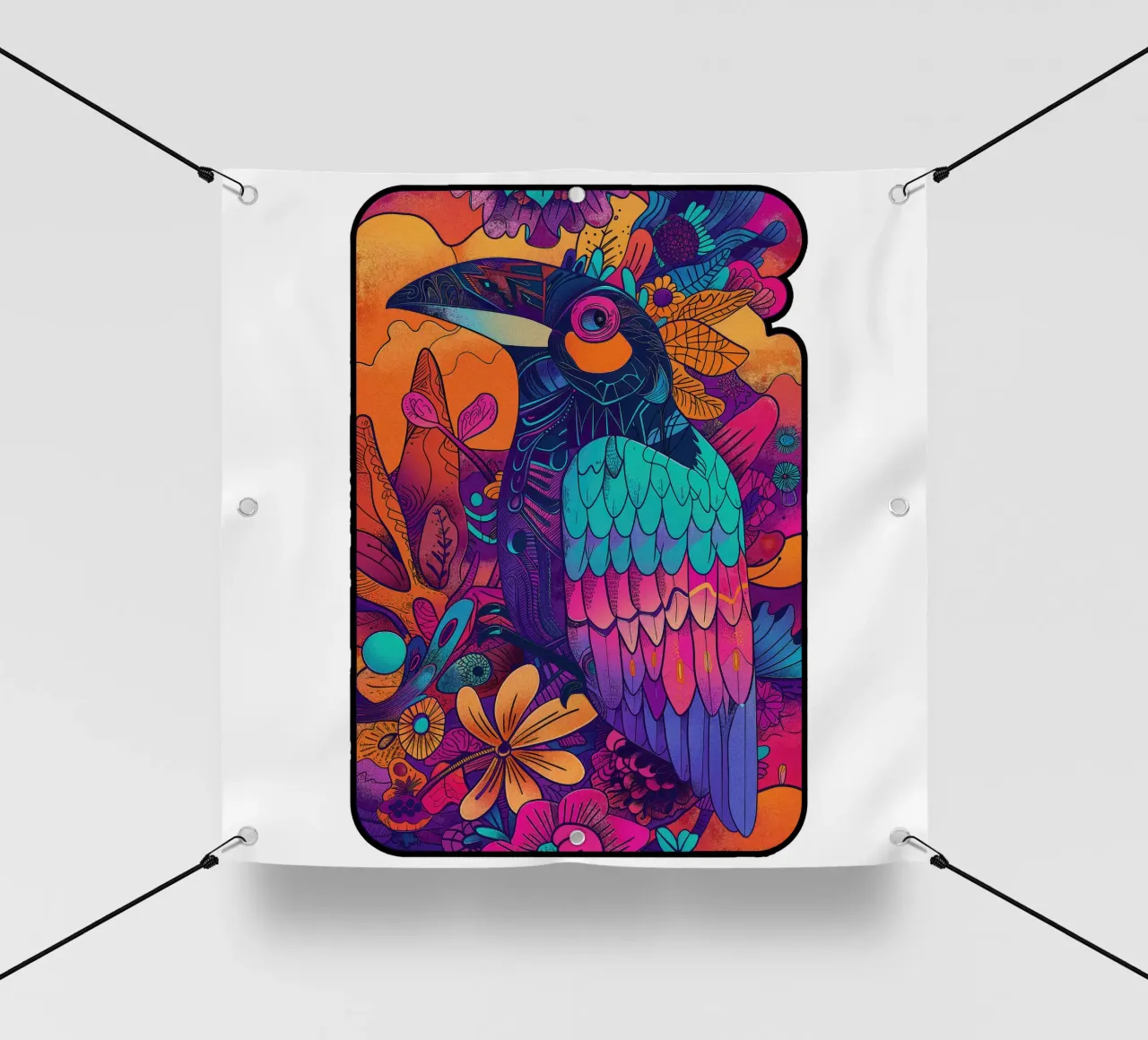 The Parrot telo in pvc da Qimstudio