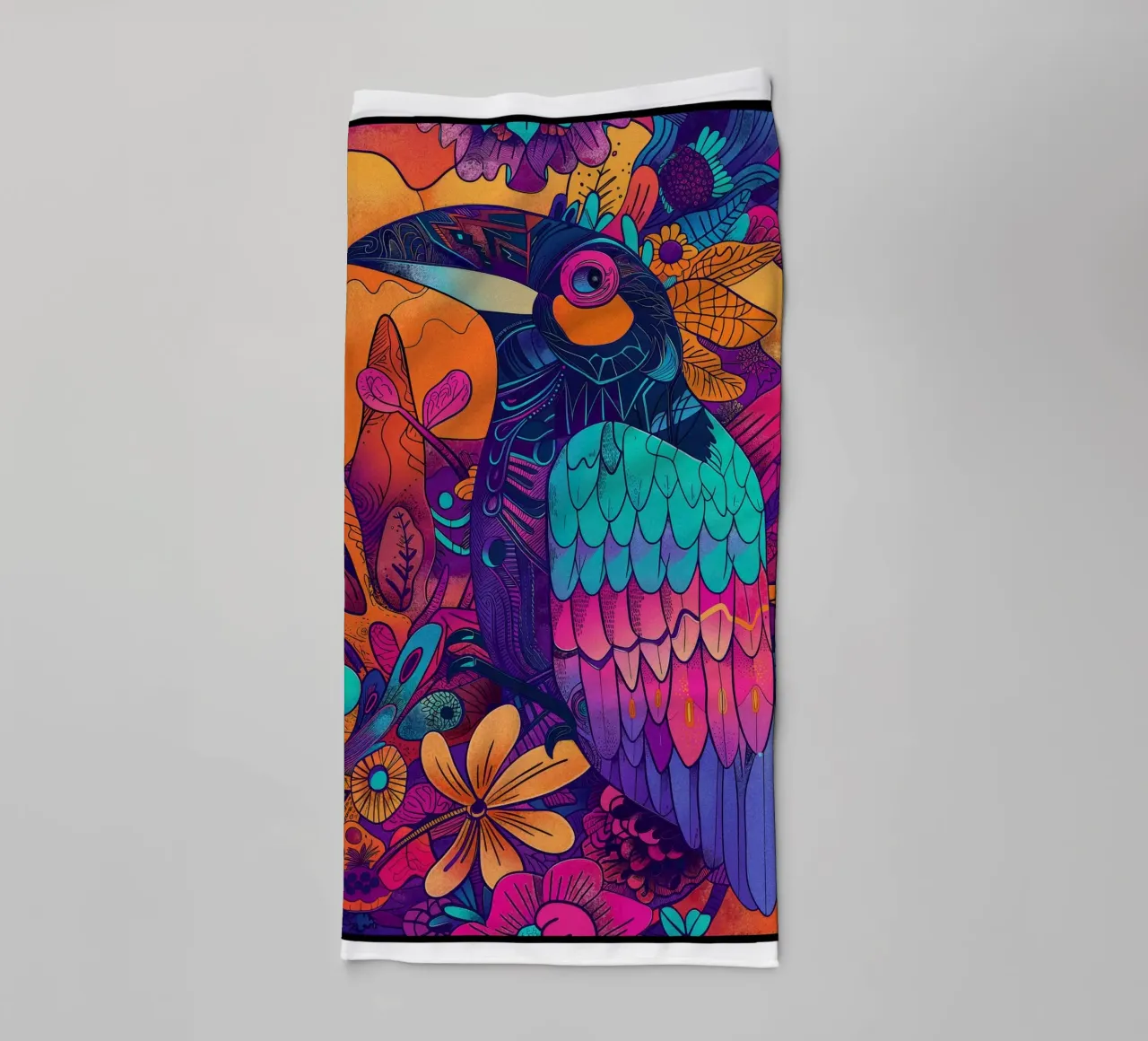 The Parrot asciugamano da bagno da Qimstudio