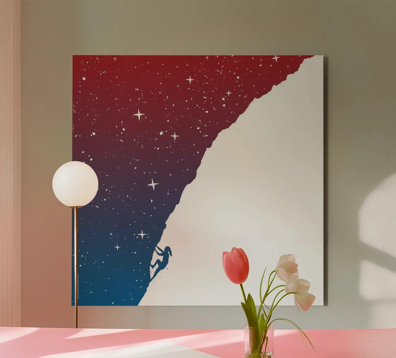 Night climbing II forex plate by Balazs Solti