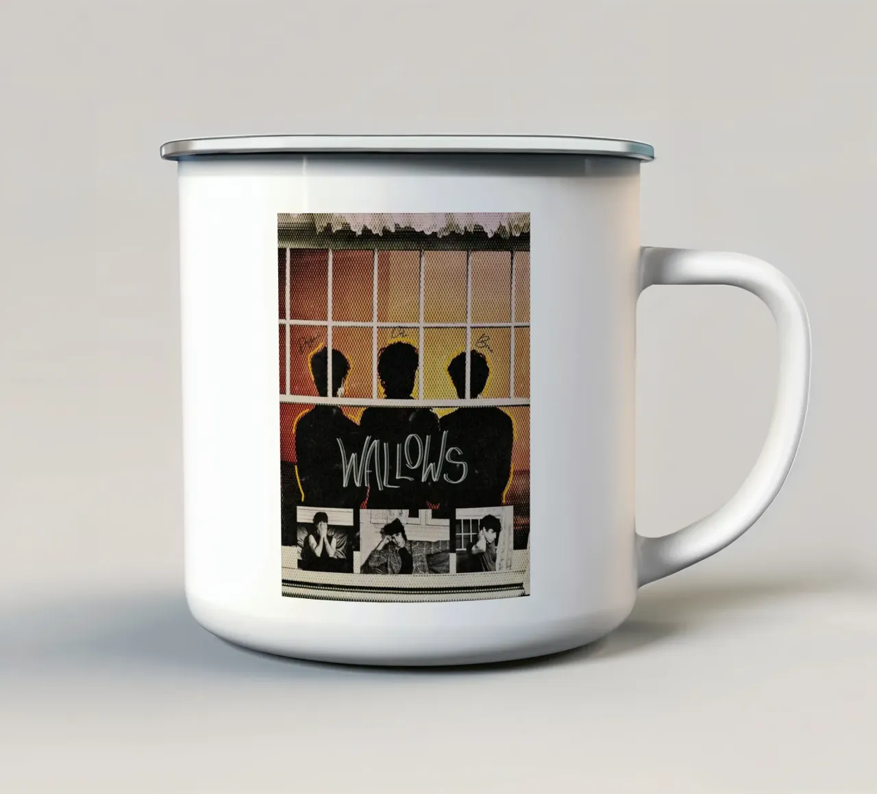 Sogni retrò vivi tazza in smalto da ktlocb