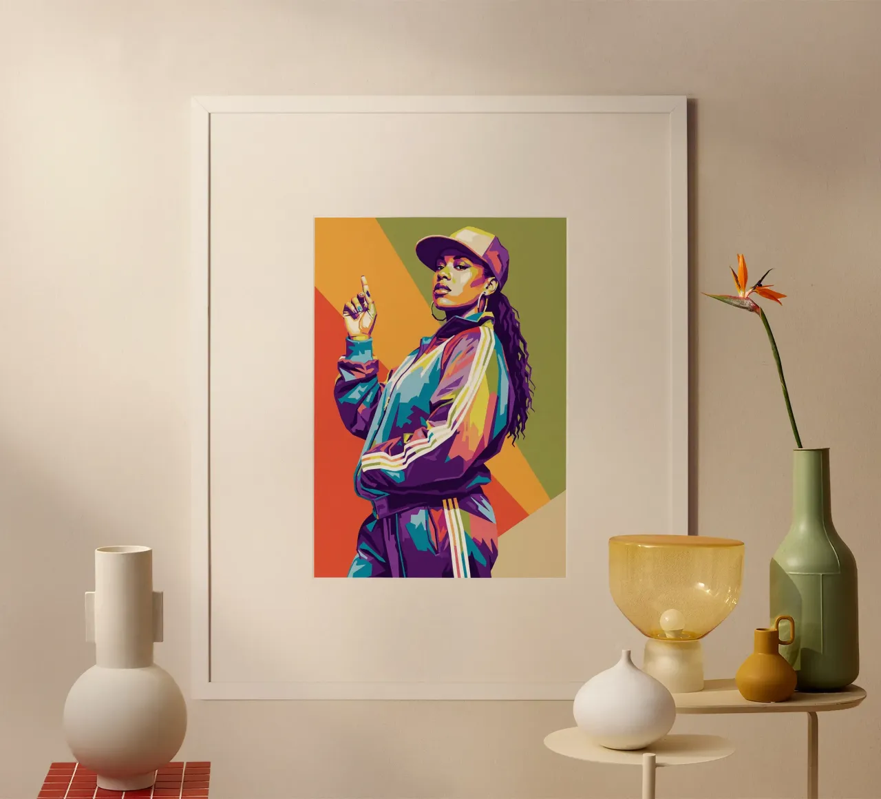 Missy Elliot hip-hop poster da Hantamrata