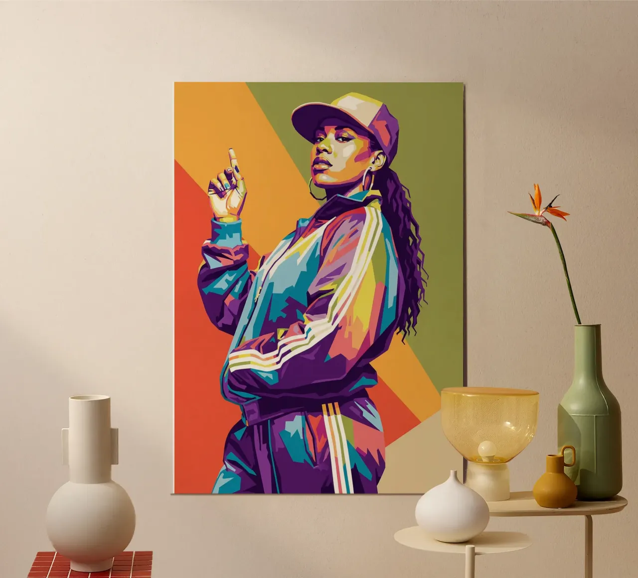 Missy Elliot hip-hop poster da Hantamrata
