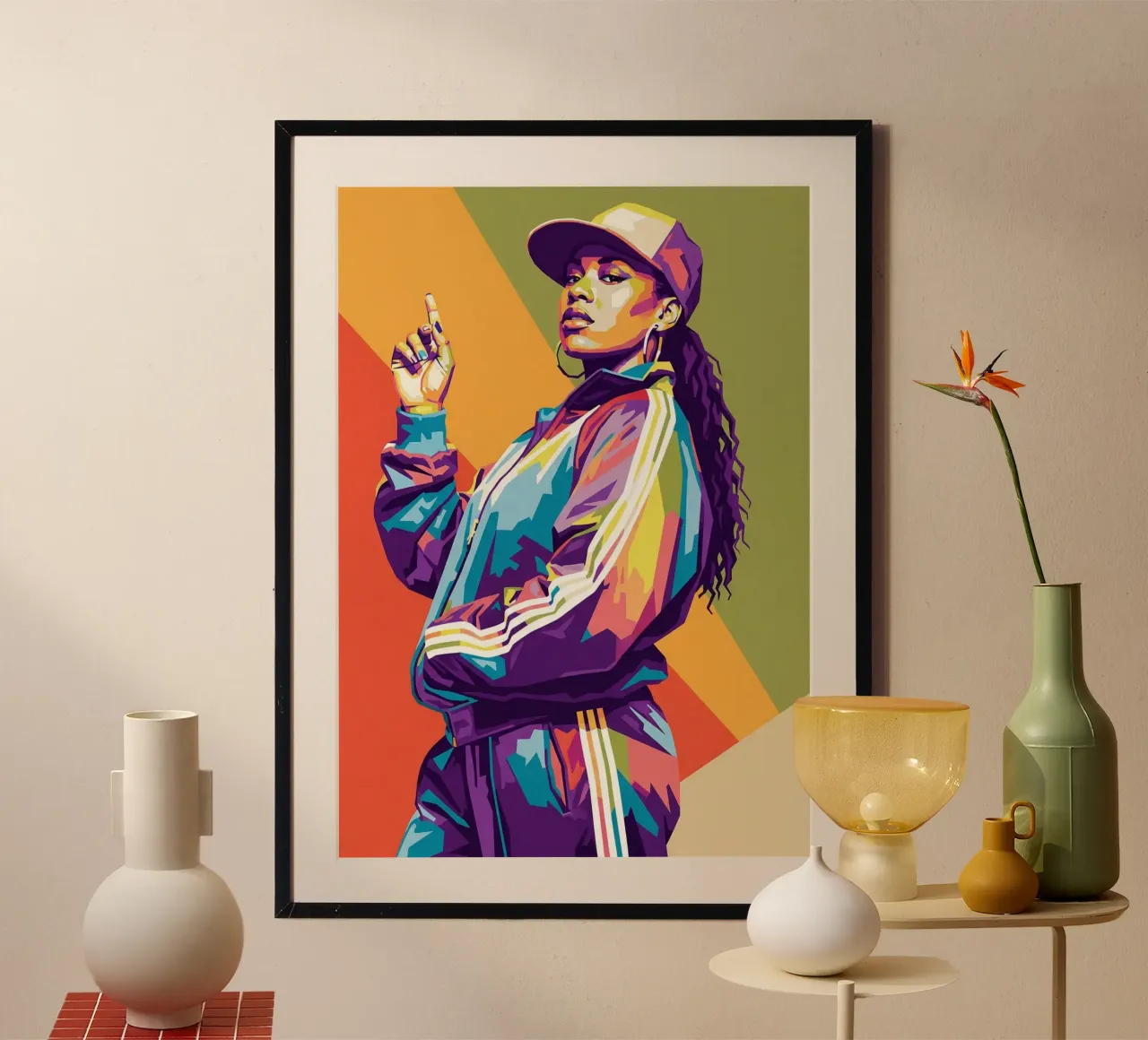 Missy Elliot hip-hop poster da Hantamrata