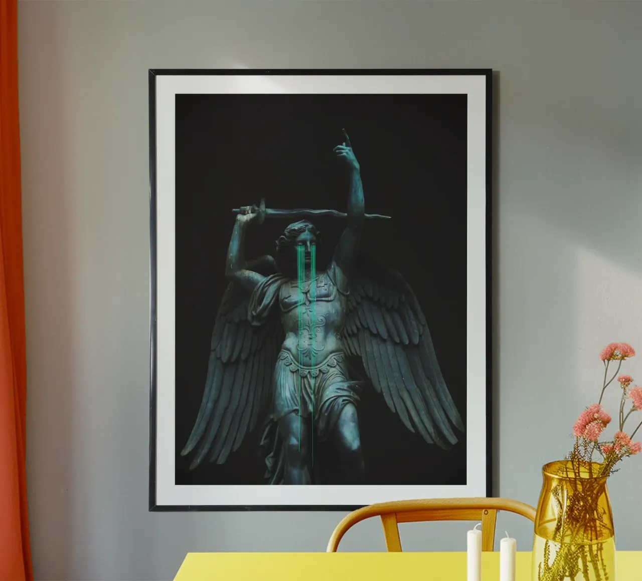The Judgement poster con telaio in plastica da Frank Moth