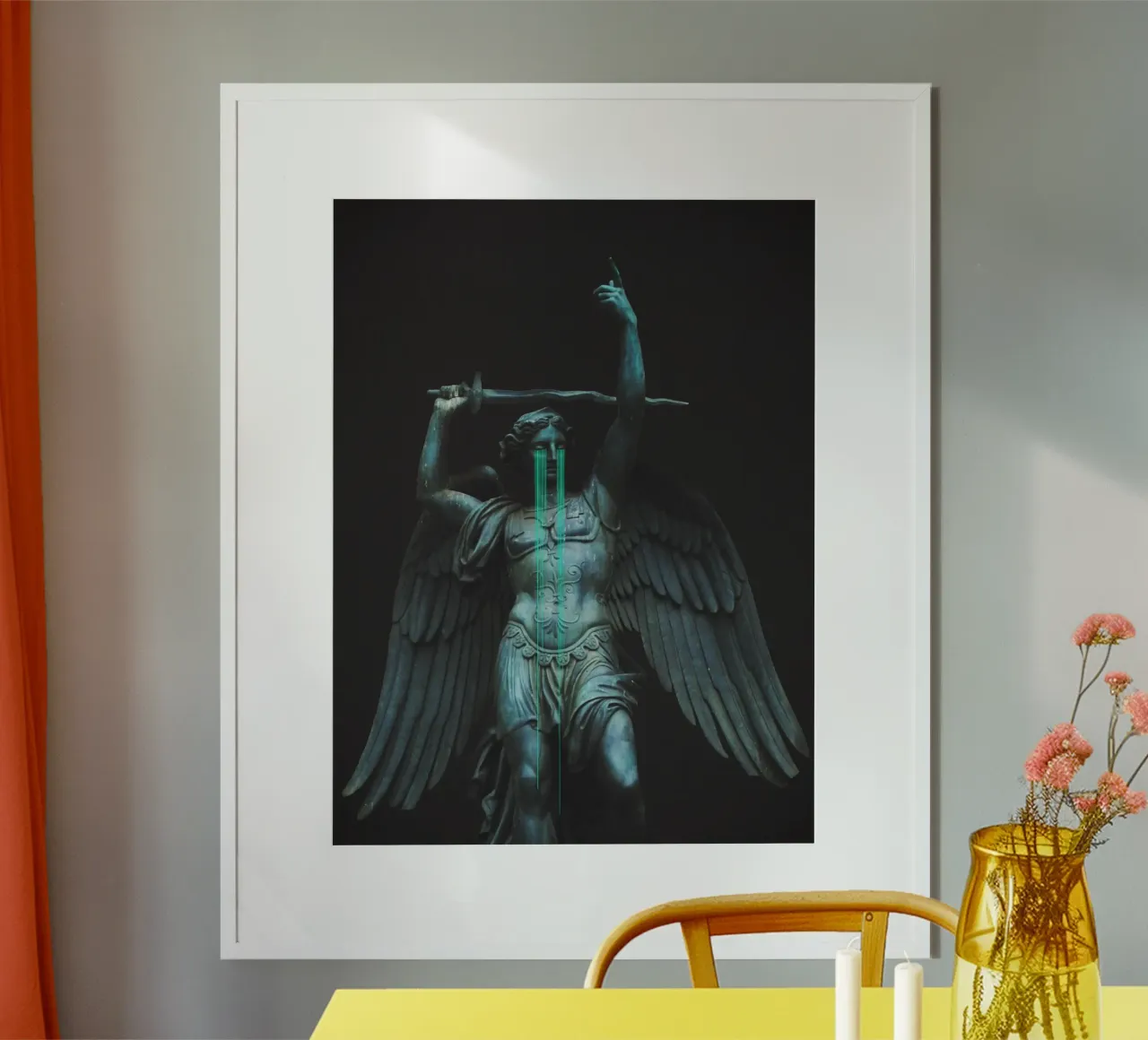 The Judgement poster con telaio in plastica da Frank Moth