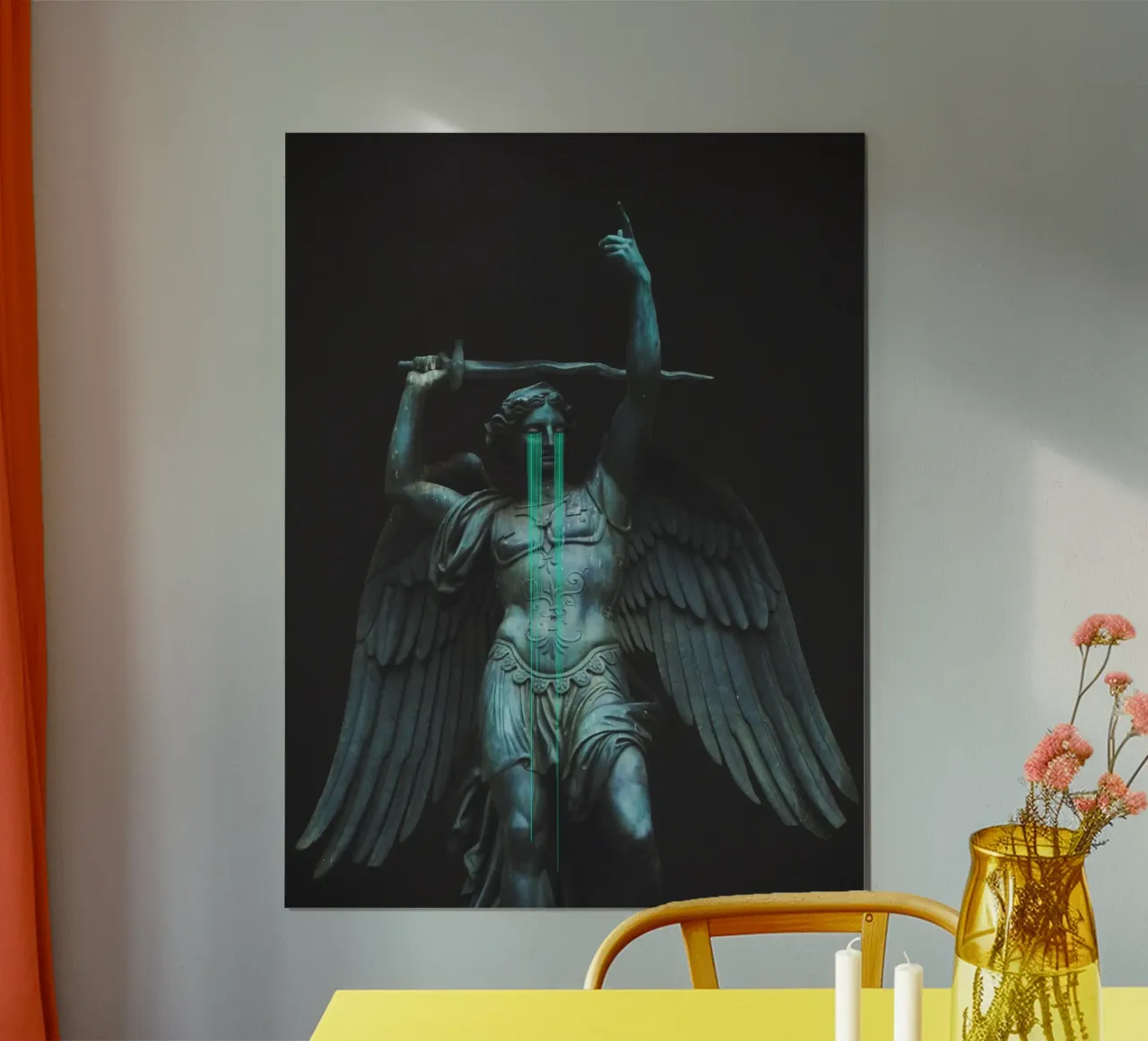The Judgement poster con telaio in plastica da Frank Moth