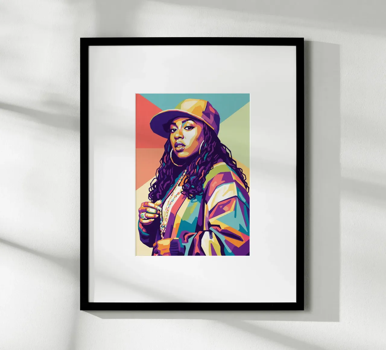 Missy Elliot, rapper donna poster da Hantamrata