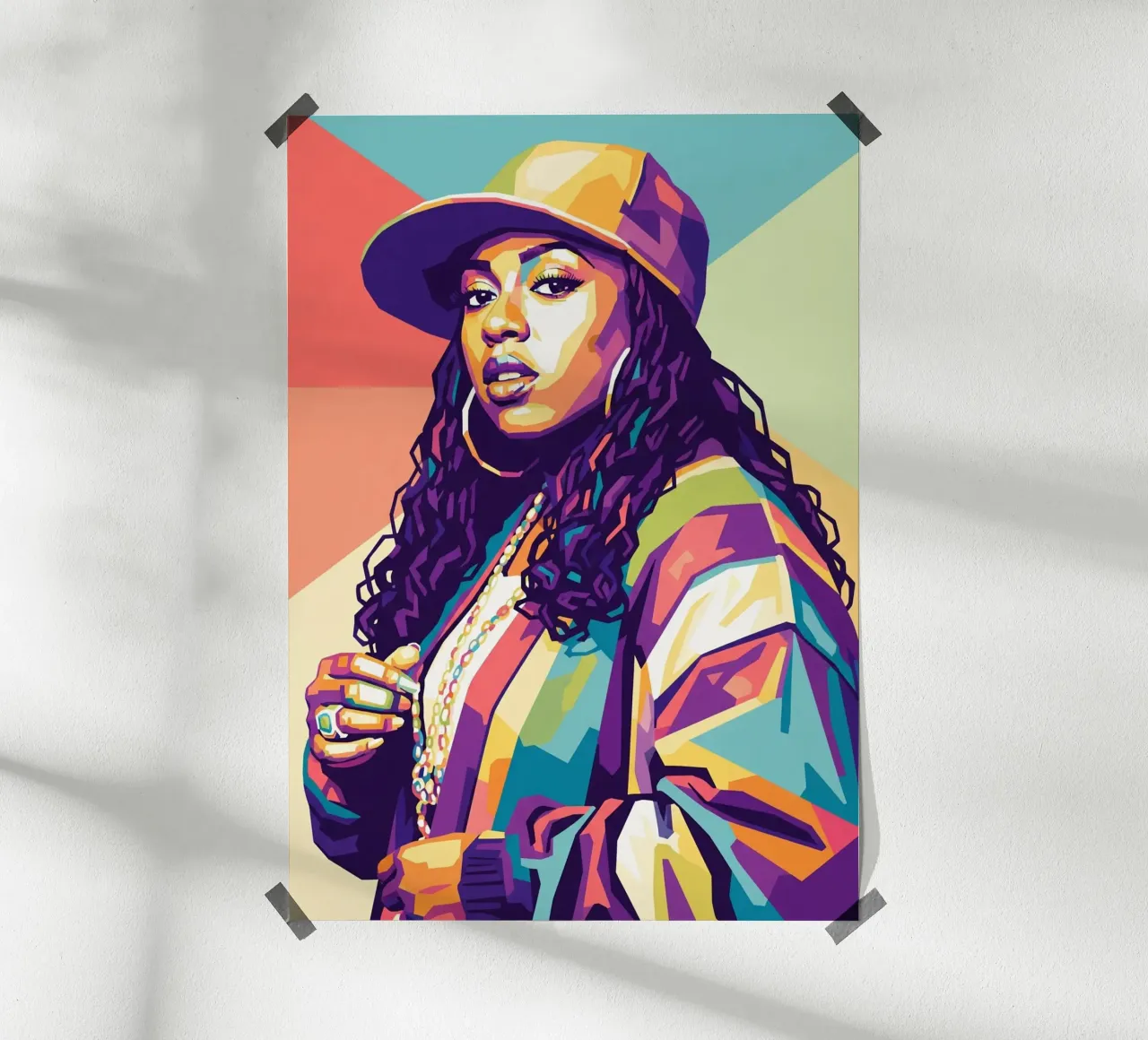 Missy Elliot, rapper donna poster da Hantamrata