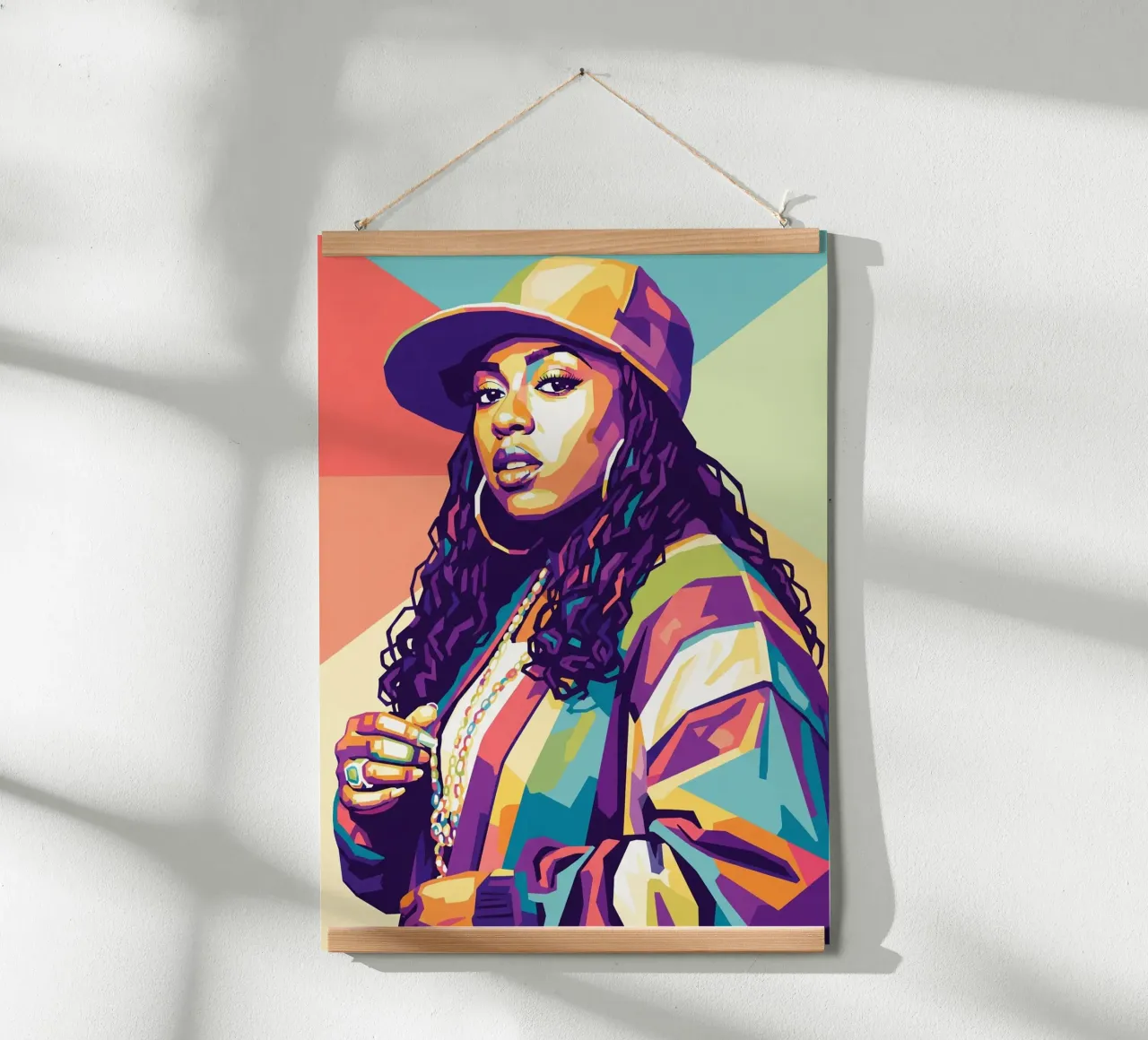 Missy Elliot, rapper donna poster da Hantamrata