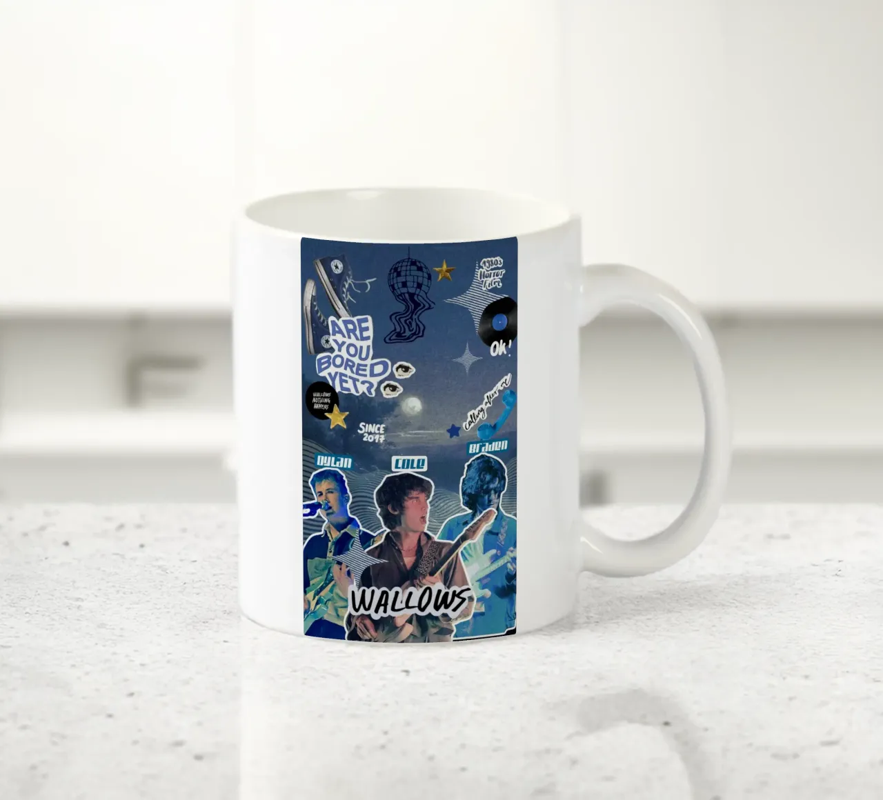 Riflessi del paesaggio onirico tazza in ceramica da ktlocb