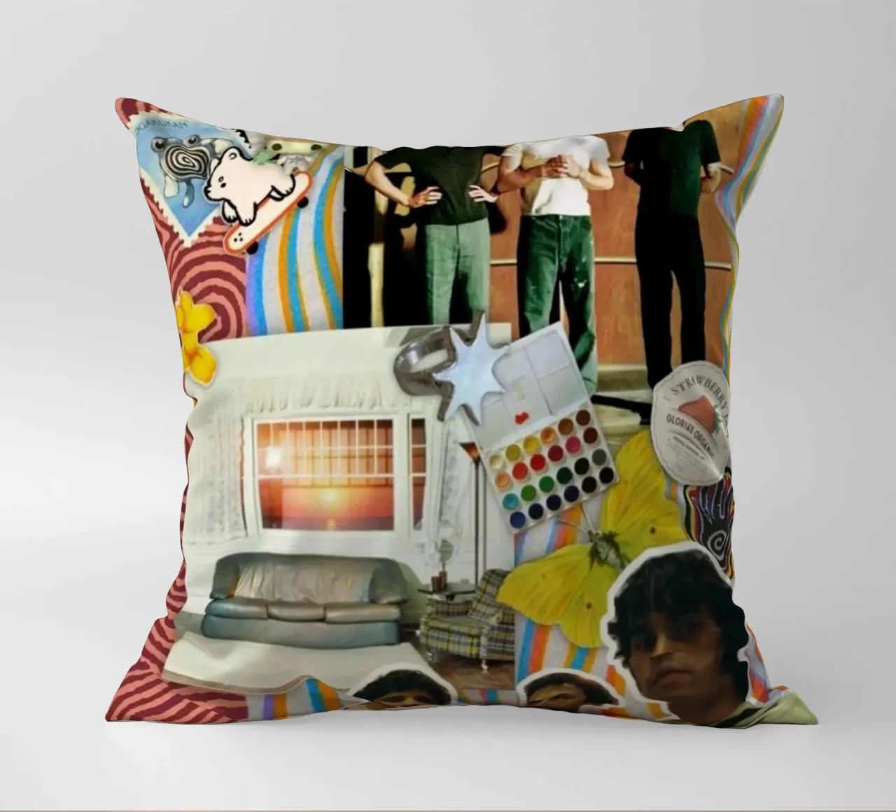 Cuore cosmico indie cuscino da ktlocb