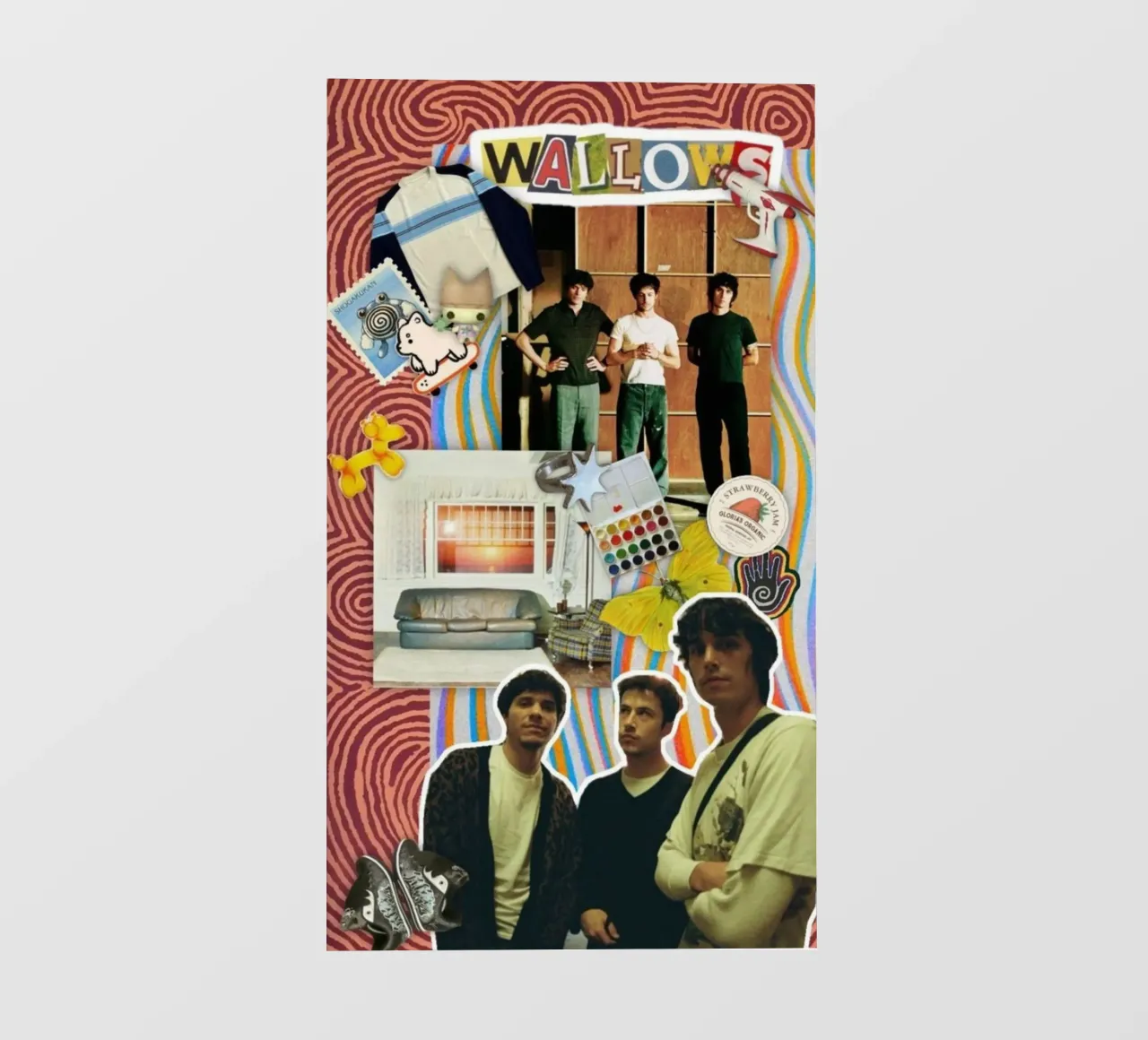 Cuore cosmico indie telo in pvc da ktlocb