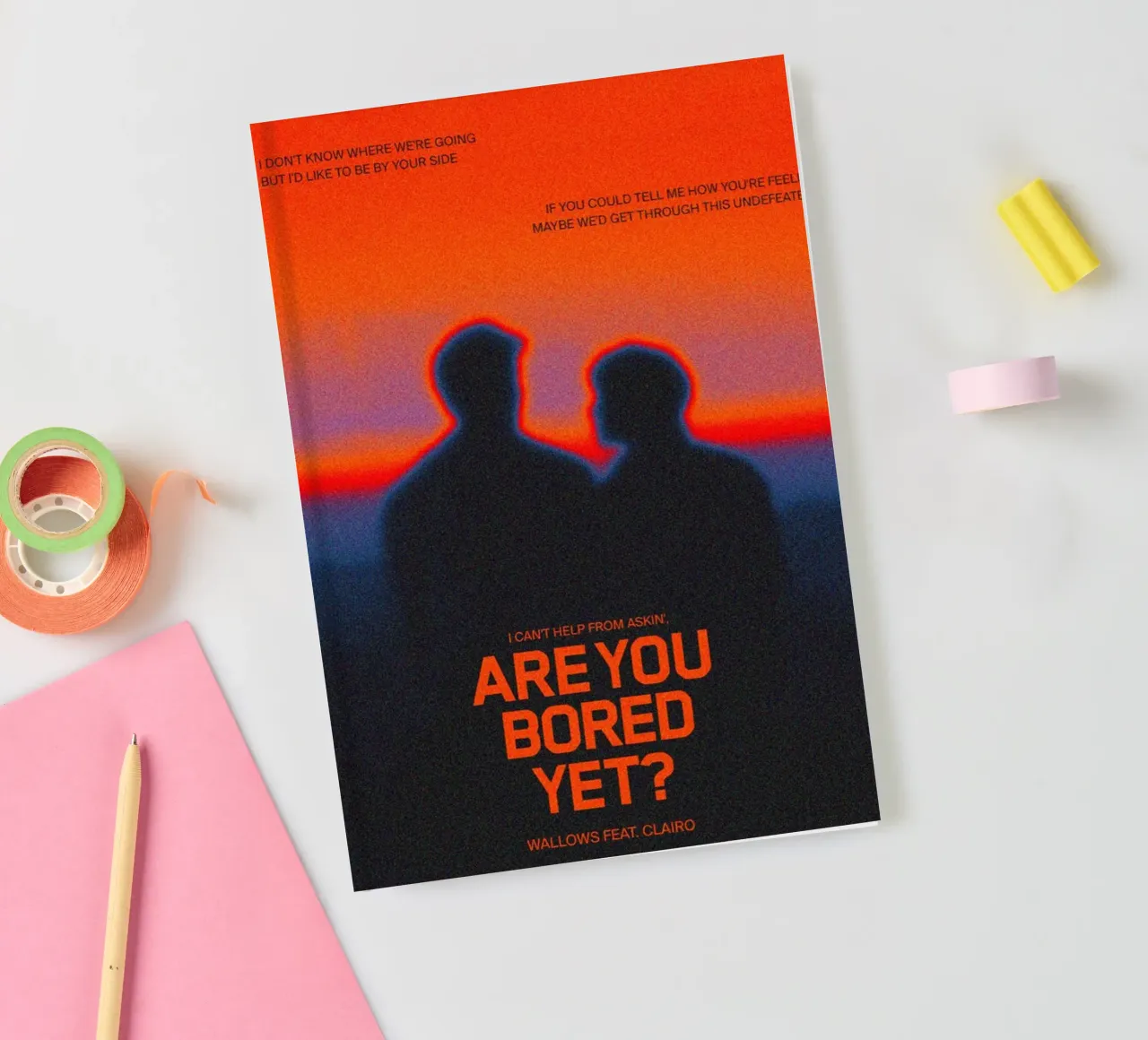 Distant Memory Glow notebook by ktlocb