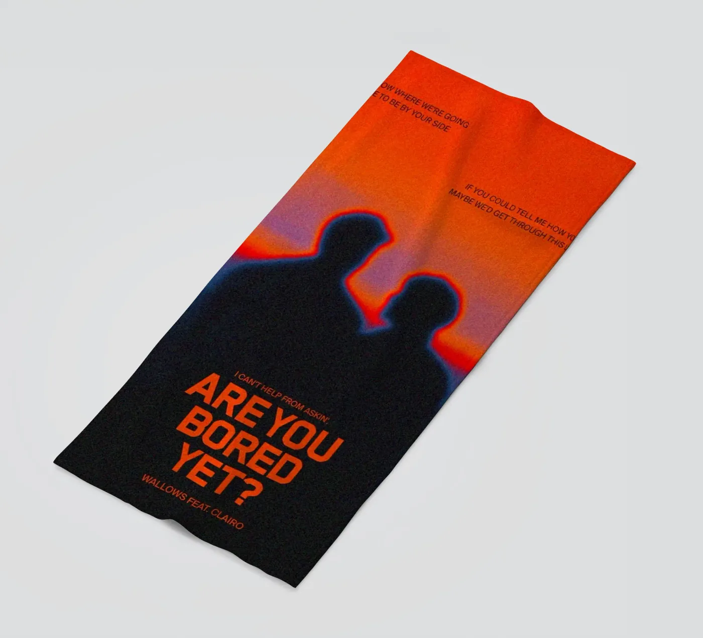 Glühen der fernen Erinnerung Strandtuch von ktlocb