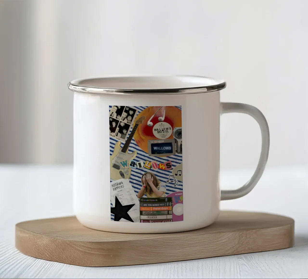 Sfumature di nostalgia tazza in smalto da ktlocb