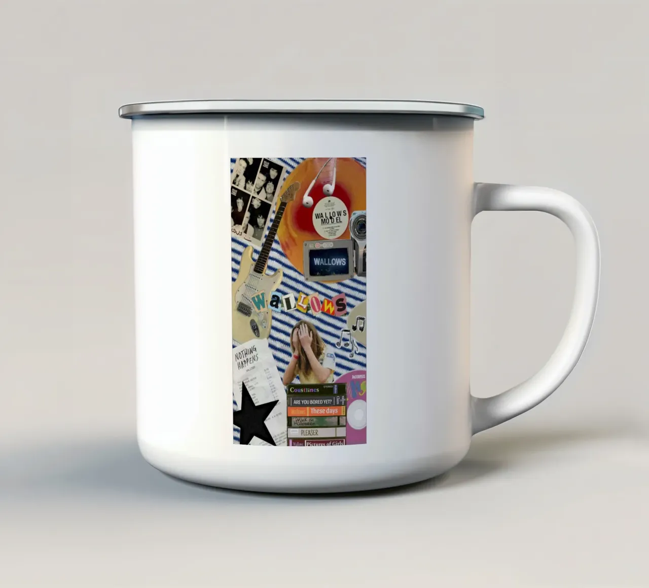 Sfumature di nostalgia tazza in smalto da ktlocb