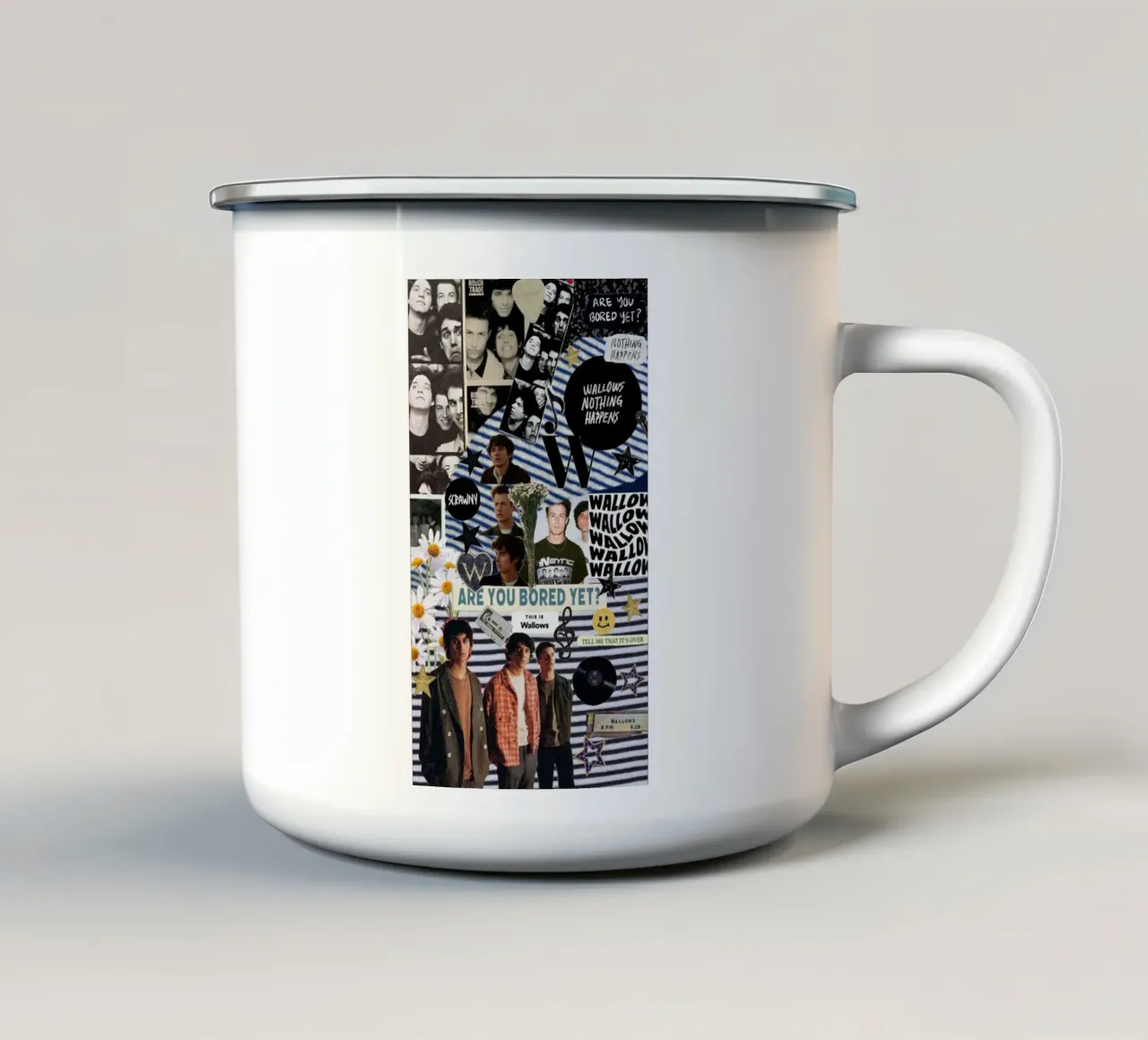 Bagliore di mezzanotte tazza in smalto da ktlocb