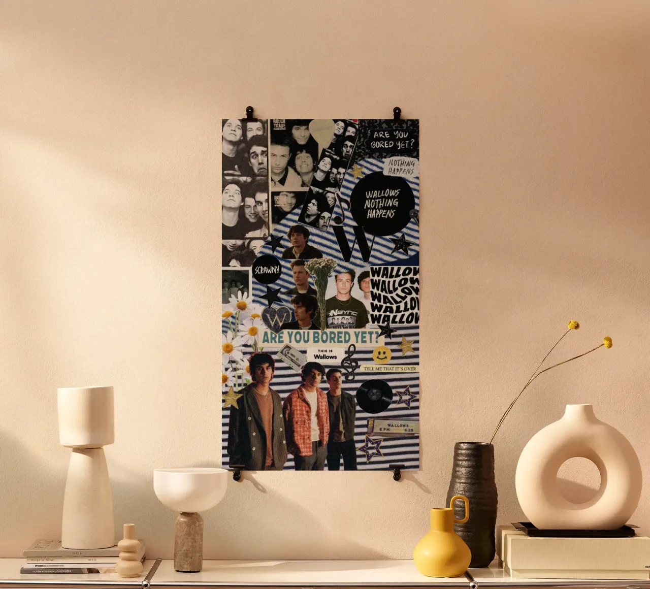 Bagliore di mezzanotte poster con telaio in plastica da ktlocb