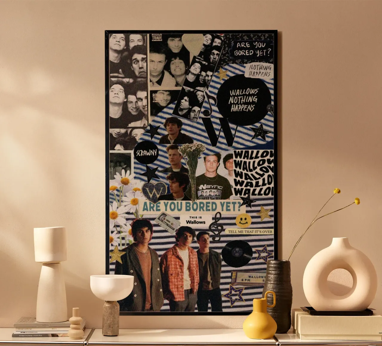 Bagliore di mezzanotte poster con telaio in plastica da ktlocb