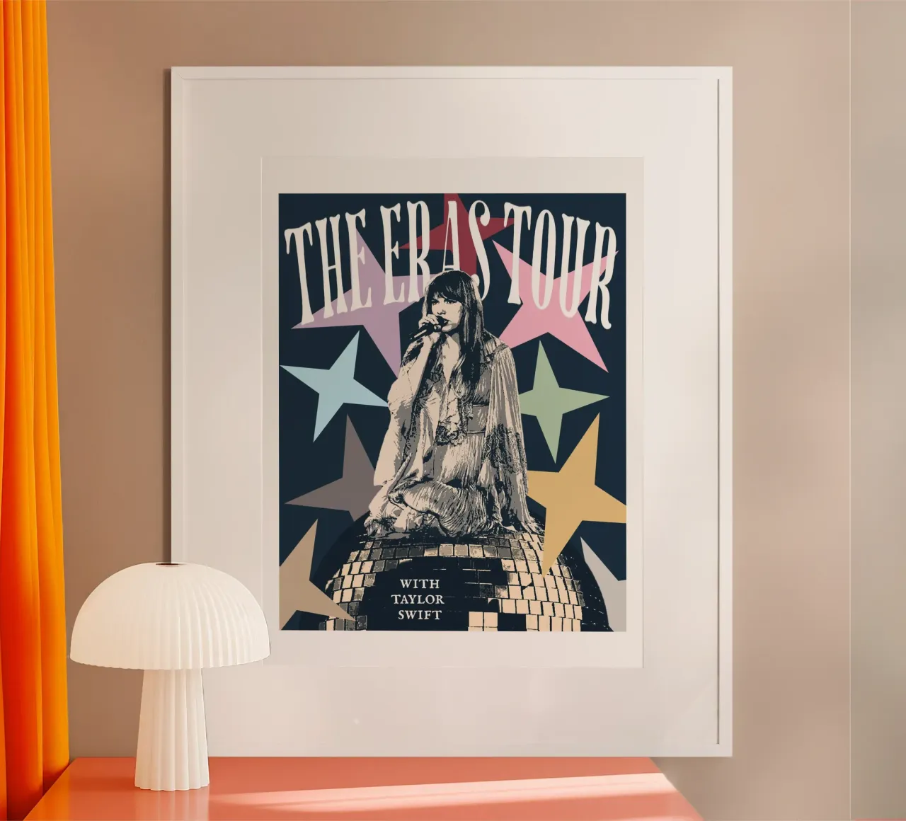 Mirror Ball Taylor Swift Konzert Eras Tour Poster von ramdakjagualma