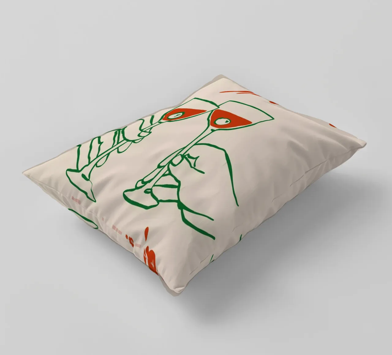 Boho Food 1 Espresso Martini cuscino da Boho Print Collection