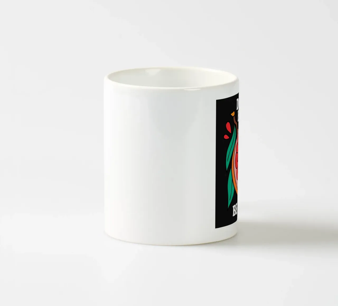 Non essere amaro, sii migliore - Retro Grapefruit Positive Vibe tazza in ceramica da inspirational quote