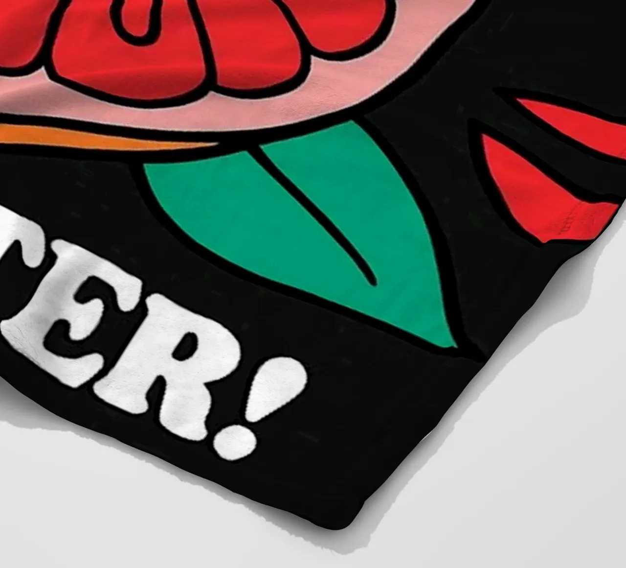 Non essere amaro, sii migliore - Retro Grapefruit Positive Vibe coperta in pile da inspirational quote