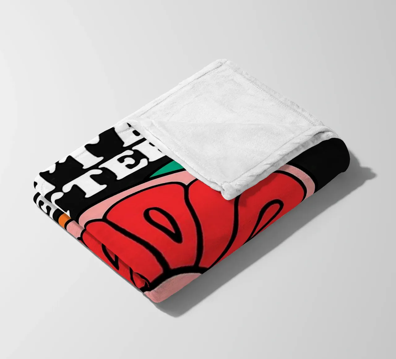 Non essere amaro, sii migliore - Retro Grapefruit Positive Vibe coperta in pile da inspirational quote