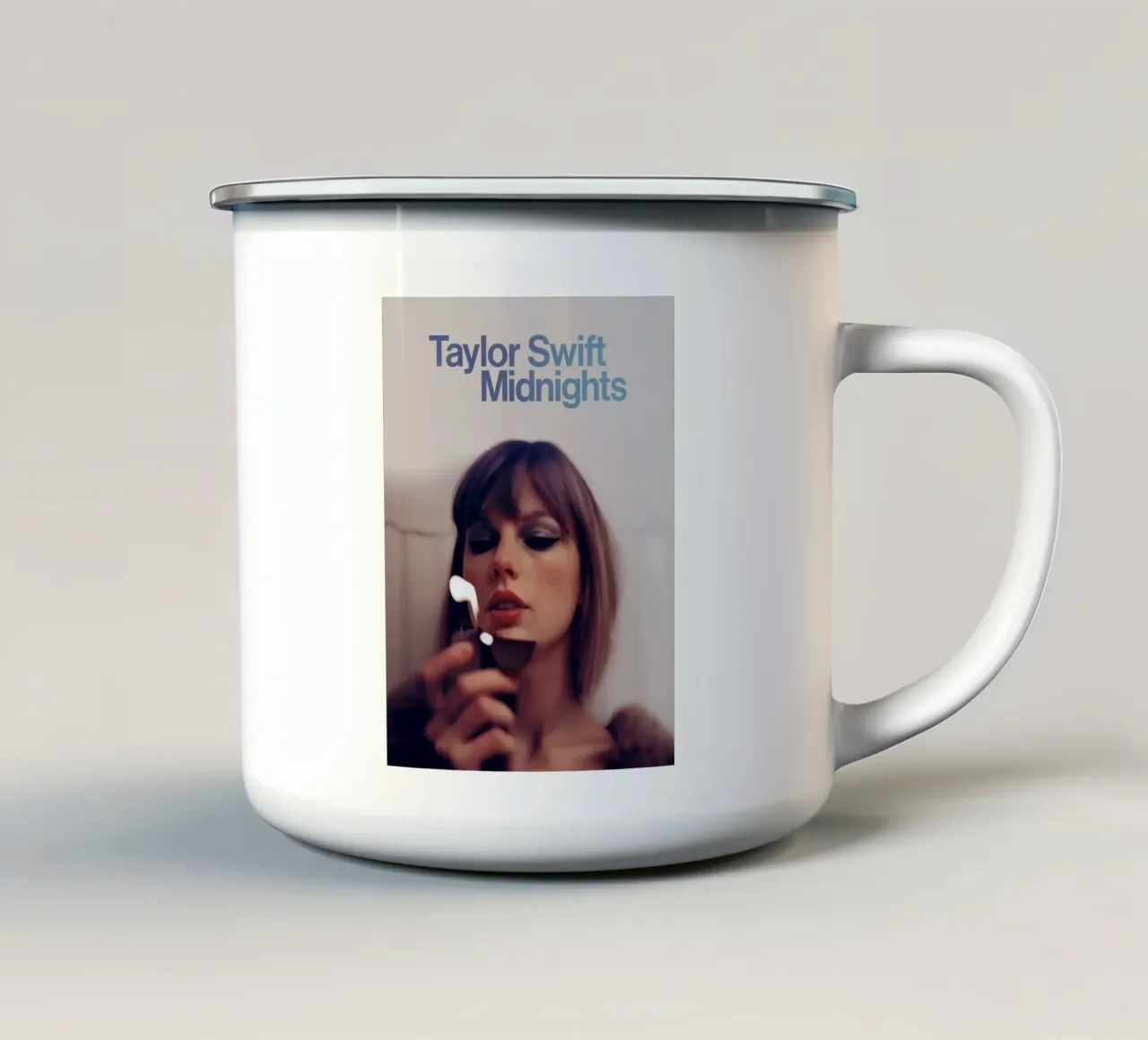 Copertina alternativa Midnights Taylor Swift tazza in smalto da ramdakjagualma