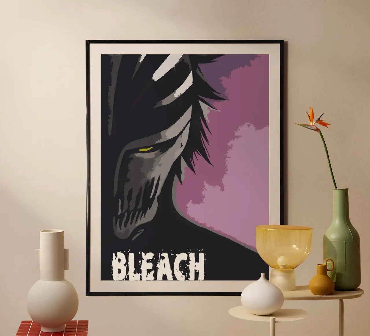 Candeggina poster con telaio in alluminio da gafoku