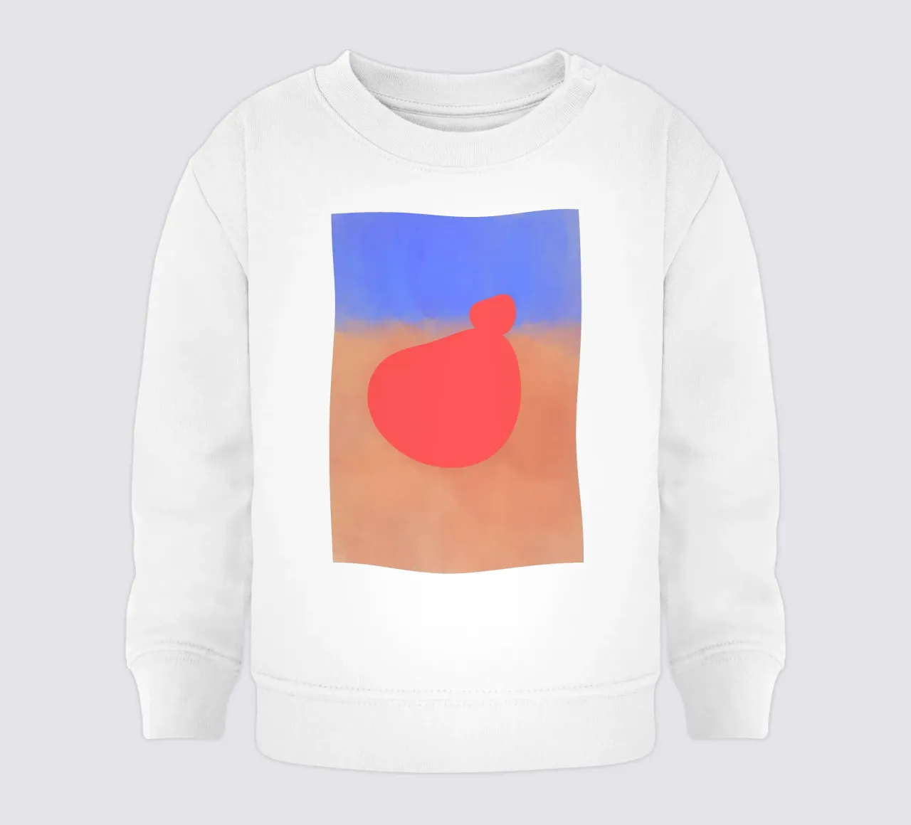 Abstract Art | Poster | Digital Art | Print | Minimal Baby Sweatshirt von PrintCessStudio