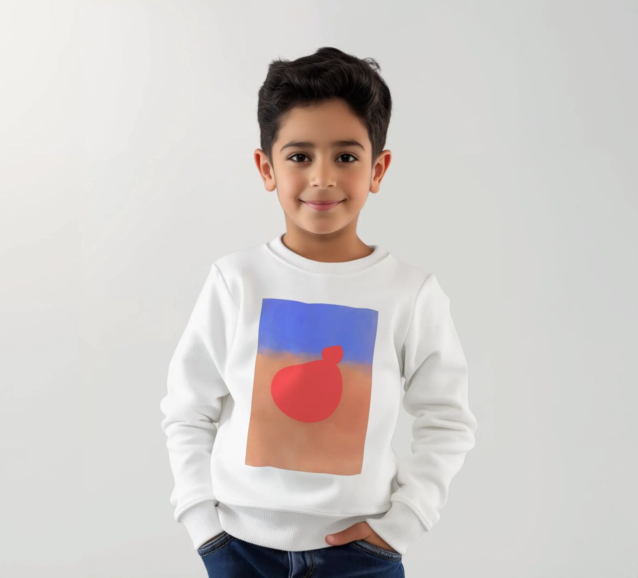 Abstract Art | Poster | Digital Art | Print | Minimal felpa bambino da PrintCessStudio